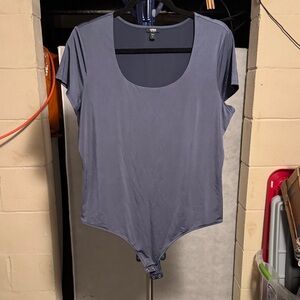 Express Women's Slate Blue Bodysuit